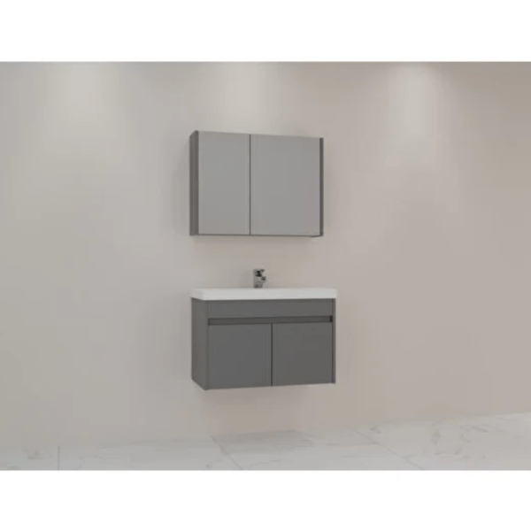 Aquanil Bosna Banyo Dolabı 80 cm Antrasit - 1