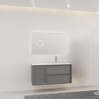 Aquanil Linze Banyo Dolap Takımı 120cm Antrasit - AQUANİL