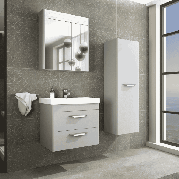 Aquanil Maria Banyo Dolap Takımı 60cm Gri - 1