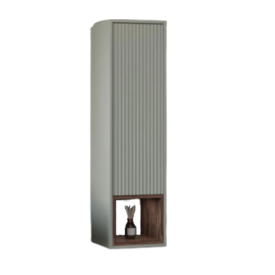 Aquanil Parma Banyo Boy Dolabı 36cm Nane Yeşili/Kaman Ceviz - AQUANİL