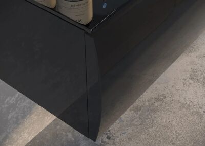 Badella Armado Banyo Dolap Takımı 100cm Siyah - 3