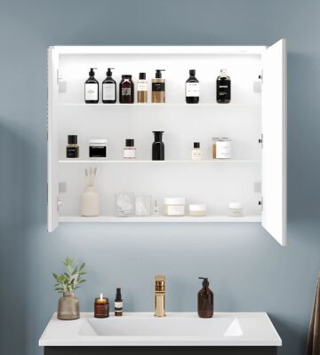 Badella Bathline Banyo Dolap Takımı 85cm Beyaz BATHLINE 5585 V51 - 3