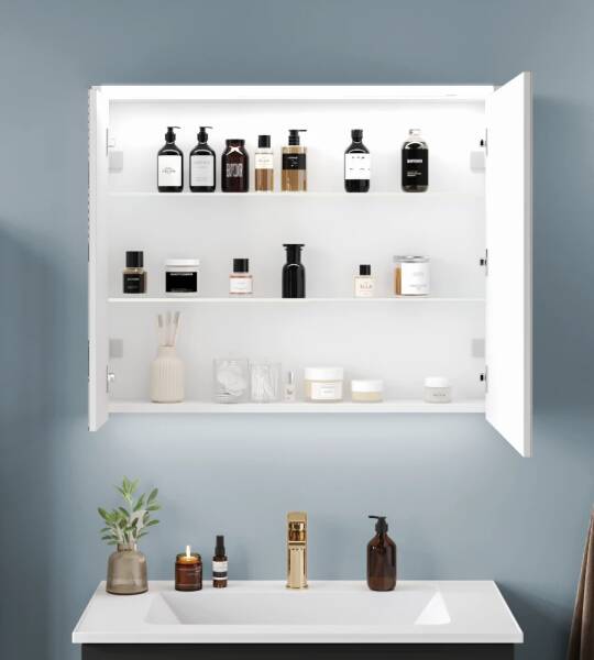 Badella Bathline Banyo Dolap Takımı 85cm Beyaz BATHLINE 5585 V51 - 3