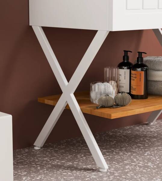 Badella Beta Banyo Dolap Takımı 65cm Beyaz BETA 2865 V52 - 3