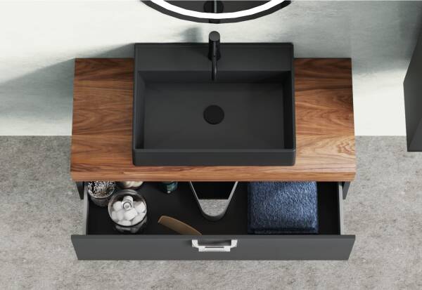 Badella Hammer Banyo Dolap Takımı 85cm Gri HAMMER 2885 V52 - 2