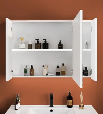 Badella Lines Banyo Dolap Takımı 100cm İnci LINES 55100 V51 - 2