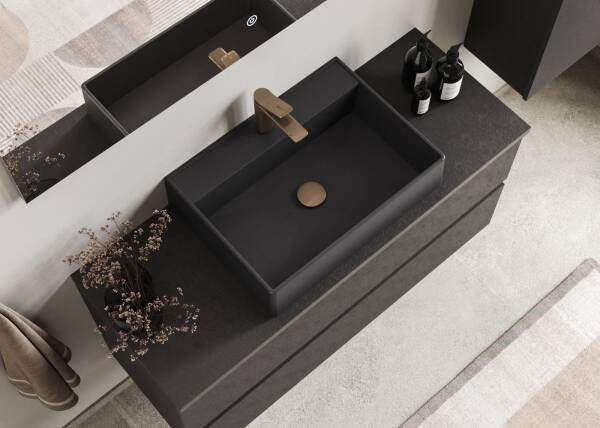 Badella Lines Banyo Dolap Takımı 120cm Yosun LINES 55120 V51 - 2