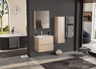 Badella Lines Banyo Dolap Takımı 65cm İnci LINES 5565 V51 - 1