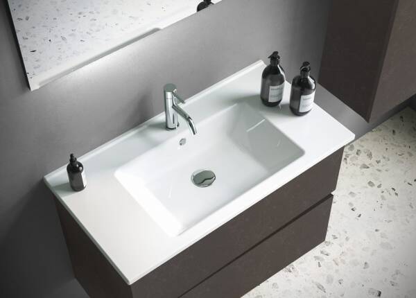 Badella Lines Banyo Dolap Takımı 85cm Yosun LINES 5585 V51 - 2