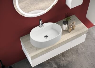 Badella Moderno Banyo Dolap Takımı 100cm Antrasit MODERNO 28100 V51 - 2