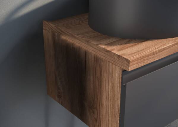 Badella Moderno Banyo Dolap Takımı 120cm Antrasit MODERNO 28120 V53 - 3