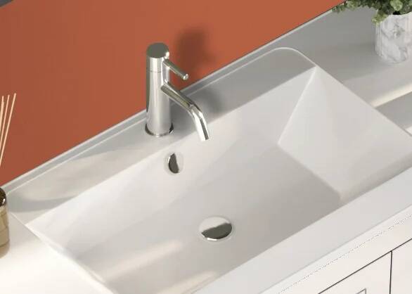 Badella Moderno Banyo Dolap Takımı 130cm Beyaz MODERNO 55130 V51 - 2