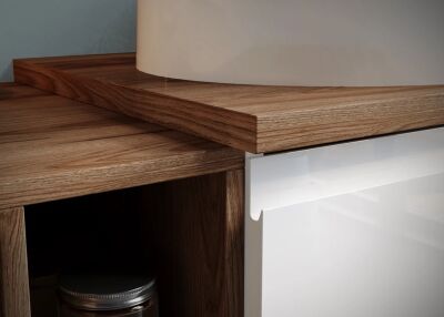 Badella Moderno Banyo Dolap Takımı 160cm Beyaz MODERNO 55160 V51 - 3