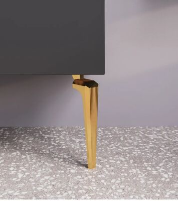 Badella Polo Banyo Dolap Takımı 100cm Antrasit Polo 55100 V52 - 3