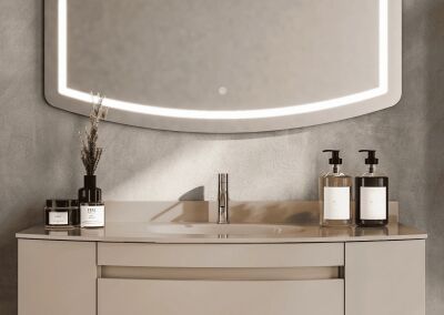 Badella Rosaline Banyo Dolap Takımı ROSALINE 39120 V32 120cm Kumsal - 2