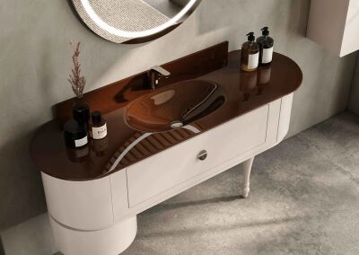 Badella Rosemary Banyo Dolap Takımı ROSEMARY 140 V3 140cm Krem - 2