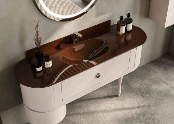 Badella Rosemary Banyo Dolap Takımı ROSEMARY 140 V3 140cm Krem - 2