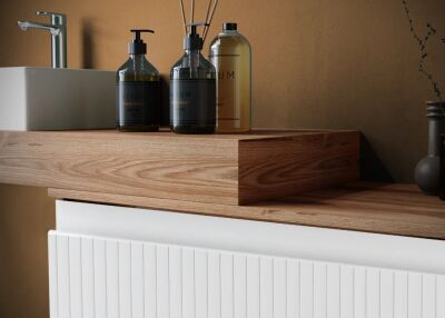 Badella Royal Banyo Dolap Takımı 160cm Beyaz-Ud ROYAL 28160 V51 - 3