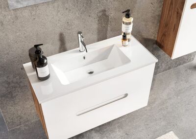 Badella Smart Banyo Dolap Takımı 100cm White SMART 55100 V53 - 2