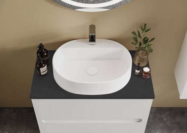 Badella Smart Banyo Dolap Takımı 85cm Beyaz SMART 5585 V53 - 2