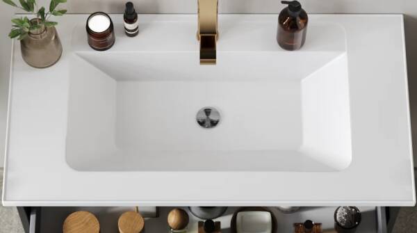 Badella Valentine Banyo Dolap Takımı VALENTINE 55130 V31 130cm Kumsal - 4