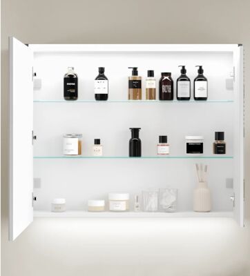 Badella Vesta Banyo Dolap Takımı 85cm Kırmızı VESTA 2885 V51 - 2