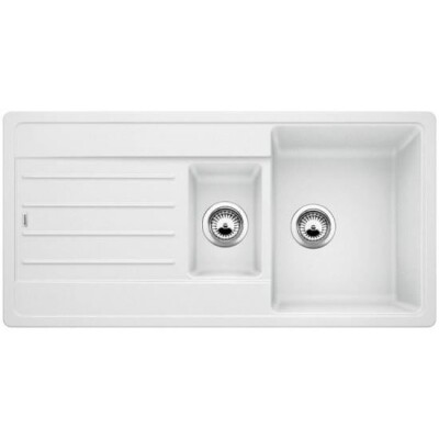 Blanco Legra 6 S Tezgah Üstü 1.5 Gözlü Beyaz Granit Eviye - 522209 (50x100) - 1