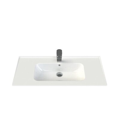 Cerastyle Blue Etajerli Lavabo 100x47 cm - 1