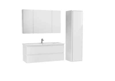 Creavit Alinda Lavabo Dolabı 120 Cm Parlak Beyaz - 1