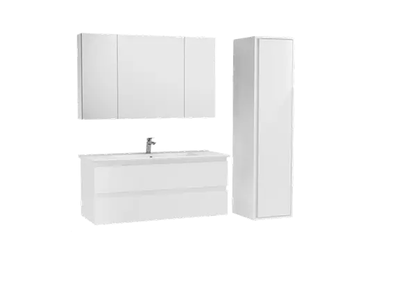 Creavit Alinda Lavabo Dolabı 120 Cm Parlak Beyaz - 1