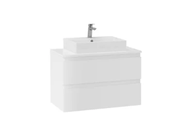 Creavit Alinda Lavabo Dolabı 80 Cm Parlak Beyaz - 1