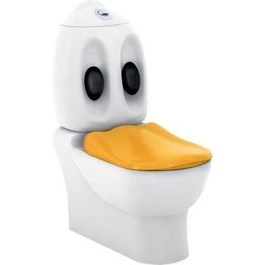 Creavit Ducky Duvara Dayalı Klozet Set DC360 - 1