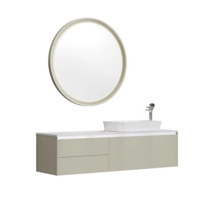 Creavit Flat Serisi Lavabo Dolabı Takımı 160cm - 1