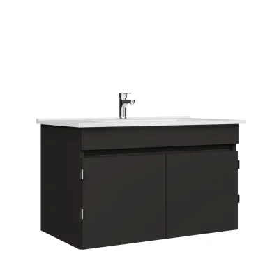 Creavit Flexio Lavabo Dolabı 80 Cm Antrasit - 2