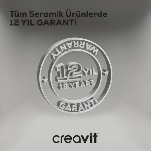 Creavit Free Rim-Off Asma Klozet Nil Yeşili FE322 + Duck Klozet Kapağı - 3