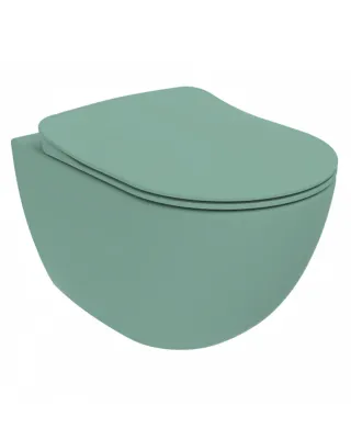 Creavit Free Rim-Off Asma Klozet Nil Yeşili FE322 + Duck Klozet Kapağı - 1