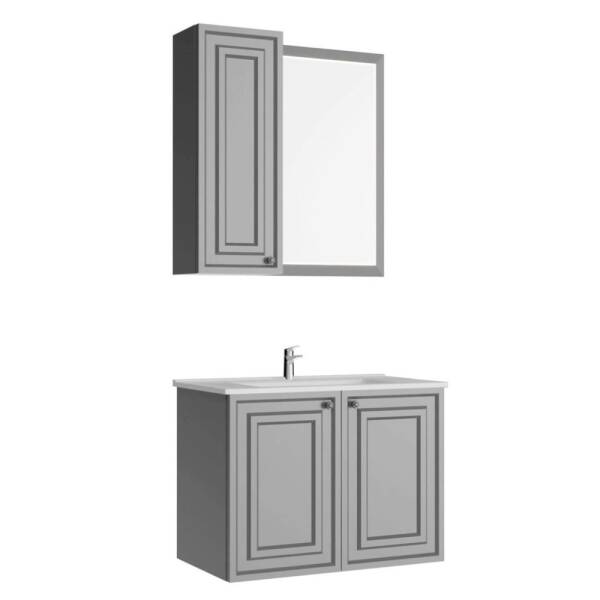 Creavit Kayra Lavabo Dolabı 60cm Gri - 1