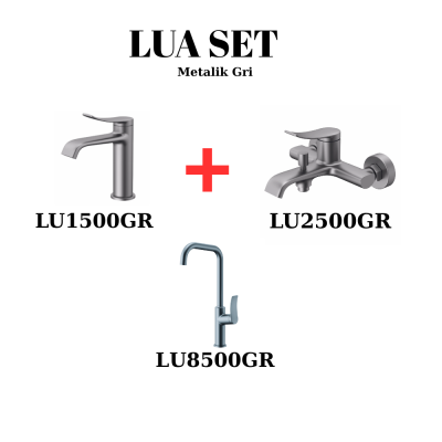 Creavit Lua Batarya Seti Metalik Gri (LU1500GR, LU2500GR, LU8500GR) - CREAVİT