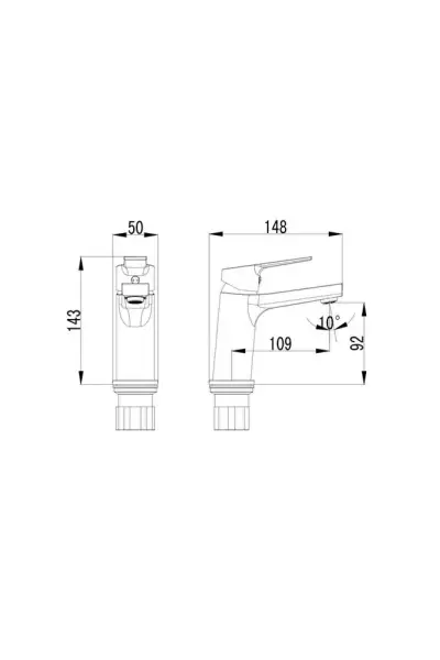 Creavit Luna Lavabo Bataryası BT.LN1500 - 2