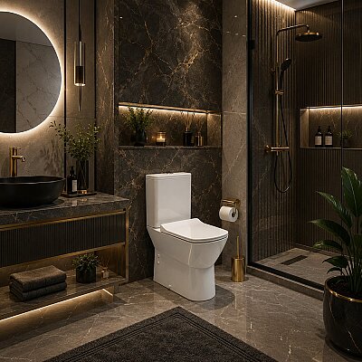 Creavit Nova Rimex Duvara Dayalı Klozet Seti + Lara TP Klozet Kapağı - CREAVİT