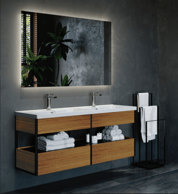 Creavit Obi Lavabo Dolabı 130 Cm Ovangkol - 1