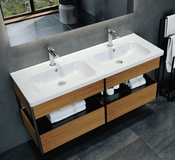 Creavit Obi Lavabo Dolabı 130 Cm Ovangkol - 2