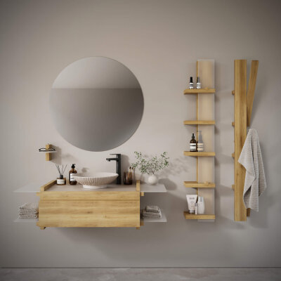 Creavit Oniva Serisi Lavabo Dolabı (120cm) - CREAVİT