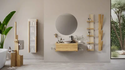 Creavit Oniva Serisi Lavabo Dolabı (120cm) - 3