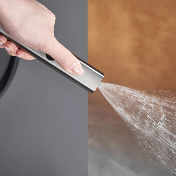 Creavit Piano Tepe Duş Sistemi Termostatik Gun Grey DS.PN710GR - 5