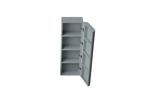 Creavit Rayas Boy Dolabı Mat Gri - 3