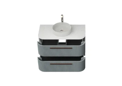 Creavit Rayas Lavabo Dolabı 100 Cm Mat Gri - 3