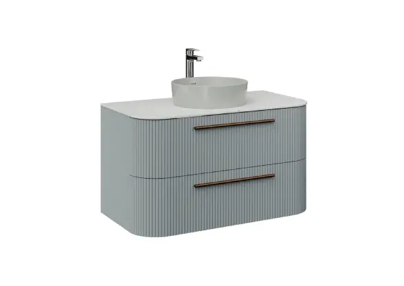 Creavit Rayas Lavabo Dolabı 100 Cm Mat Gri - 2