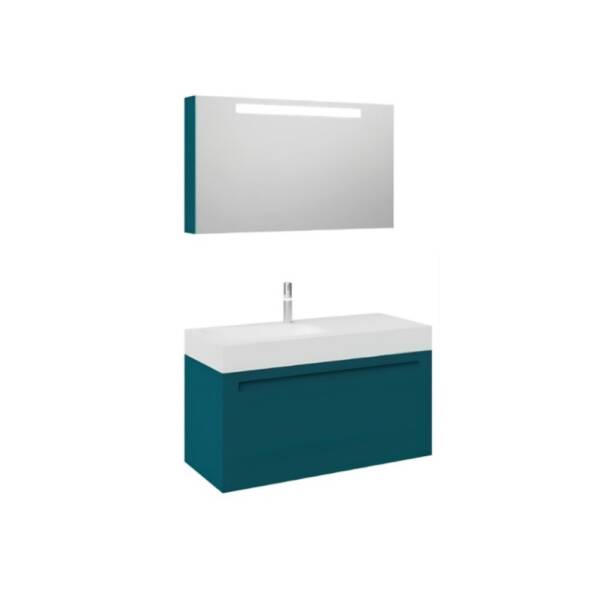 Creavit Recta Banyo Dolabı 85 Cm Marin - 1