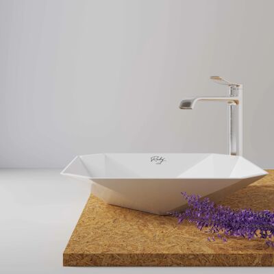 Creavit Ruby Tezgah Üzeri Lavabo 40X40 - 3